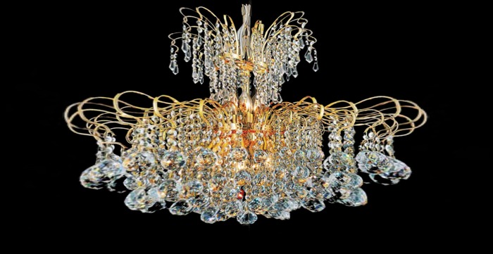 Chandalier crystals  style