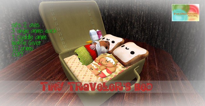 [DD] Tiny Traveler's Bed  - Box