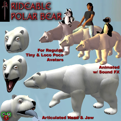 13T Rideable Polar Bear