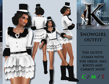 Keresma - [Christmas] Snowgirl outfit