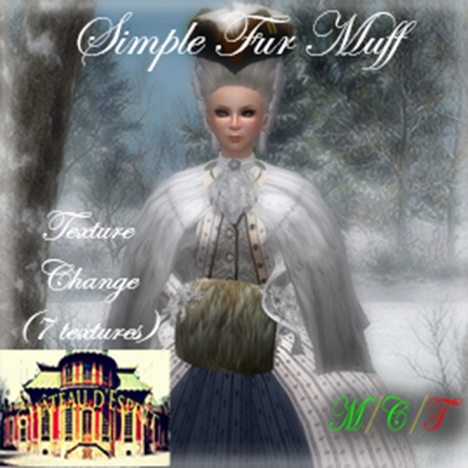 ~CdE~ Simple Fur Muff TEXTURE CHANGE