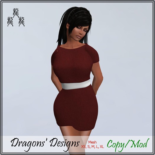 Ruby Red Christmas Mini Dress