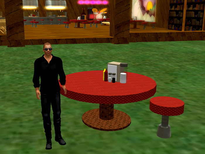 All-Prim Roadkill Cafe Dining Set by ej gold  FULL PERM