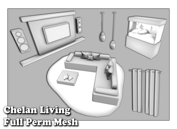 {XO} Full Perm Chelan Living Set