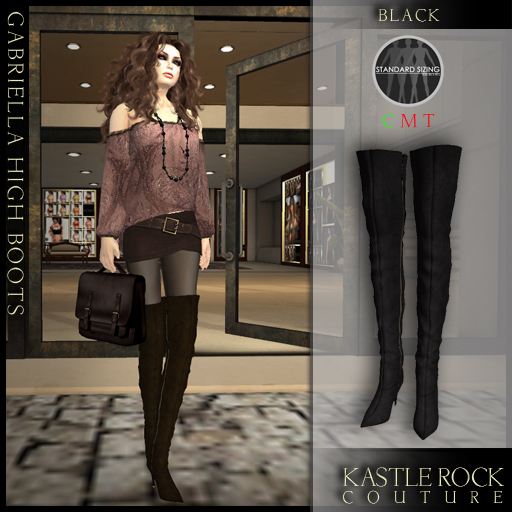 :KR: Gabriella Boots - Black