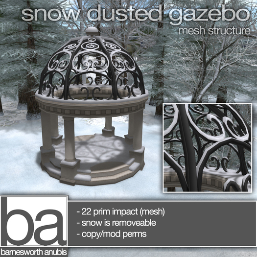 [ba] filigree gazebo