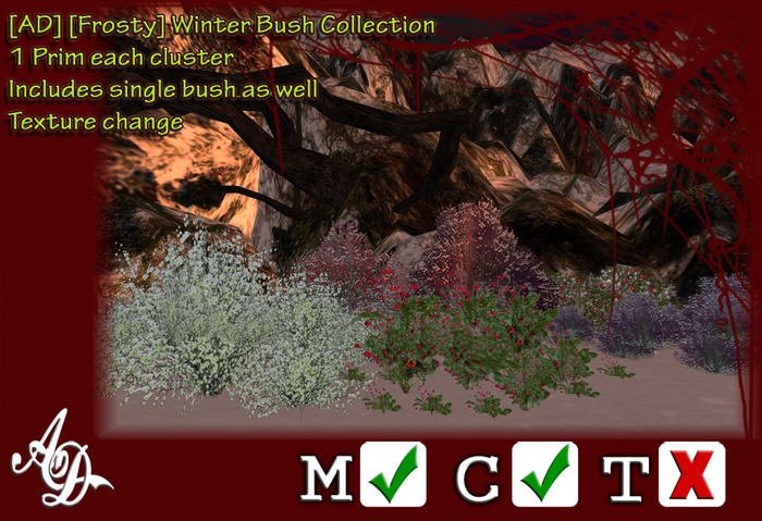 [AD] [Frosty] Winter Bush Collection