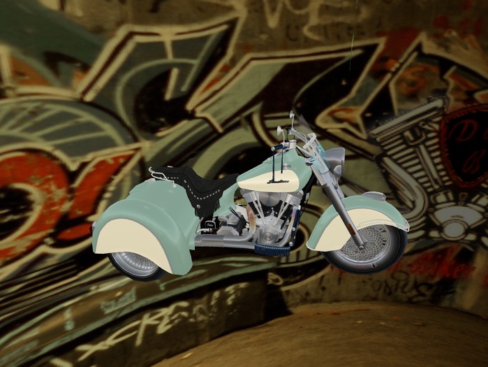 D.B.B. indian trike sea blue