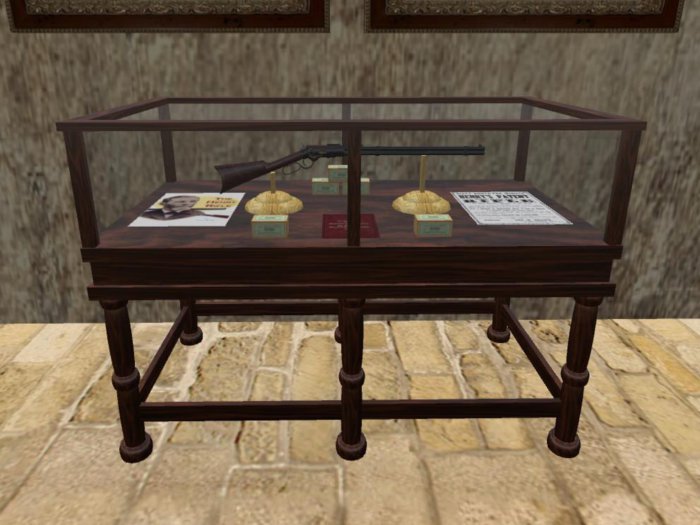 Old West Henry Rifle Show Case