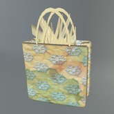 Snowflake Grungy Paper Giftbag A
