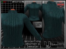 Upload[_]:: - WinterTime Women's Sweater (teal)