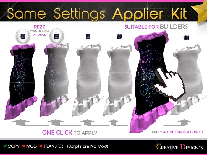 ::CreaTive DesiGn'S:: 0080 - Same Settings Applier Kit v1.0