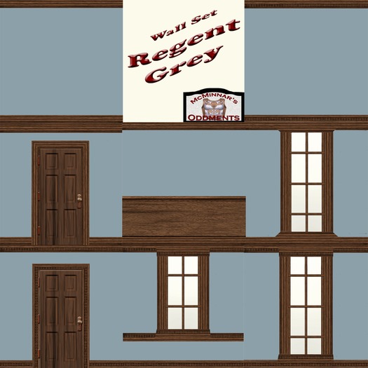Regent Grey wall set