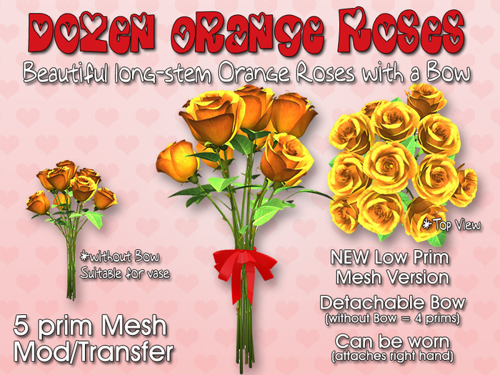 A Dozen Orange Roses