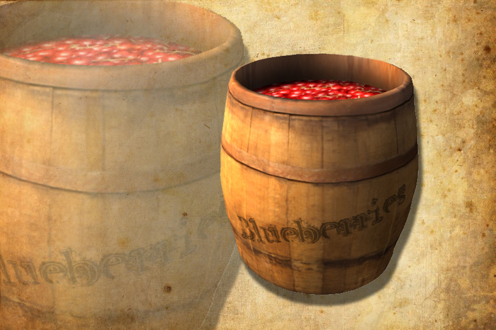 Barrel of Blueberries
