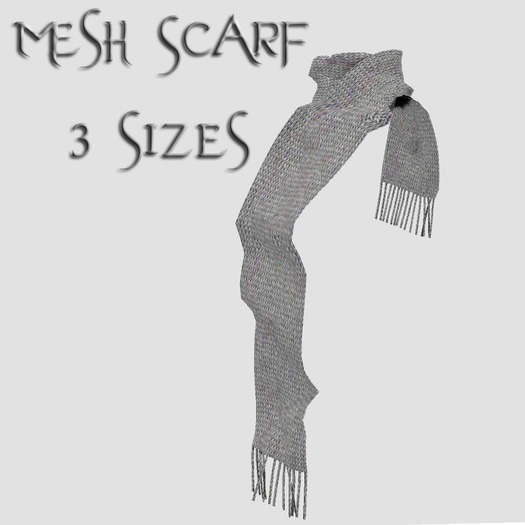 *SOIR* Mesh Scarf Grey