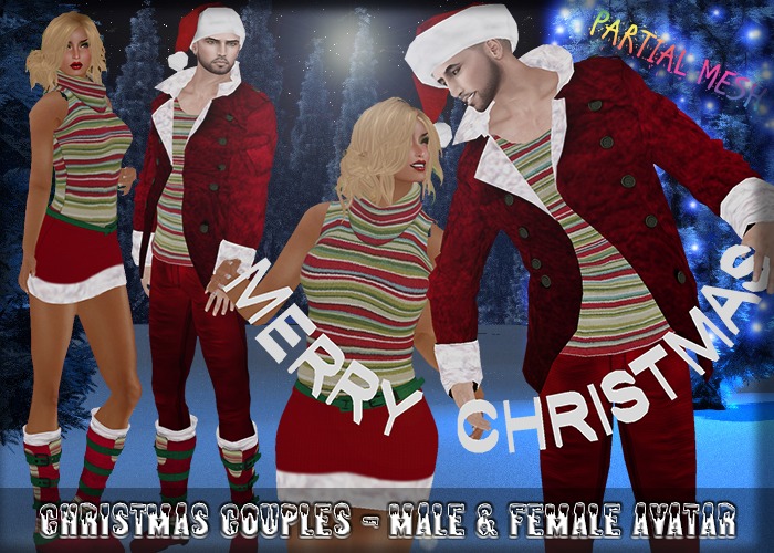 Christmas Sale - Couples Avatars (Partial Mesh)