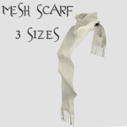 *SOIR* Mesh Scarf Cream