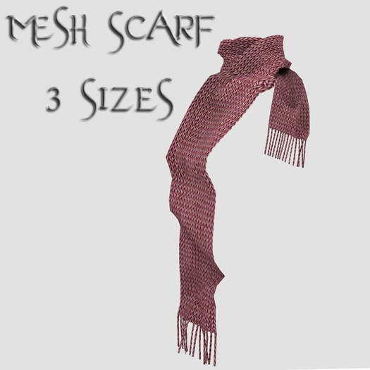 *SOIR* Mesh Scarf Pink