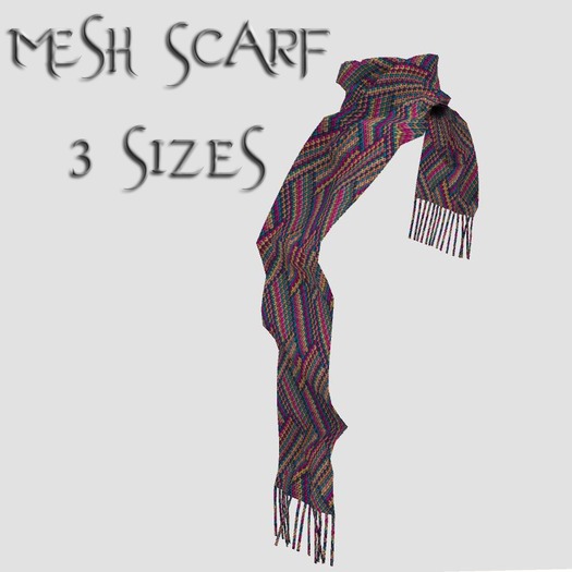 *SOIR* Mesh Scarf ZigZag