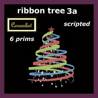 Second Life Marketplace - Christmas ribbon tree 3a - scripted