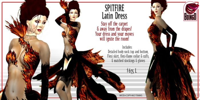 Boingo Spitfire Latin Dress