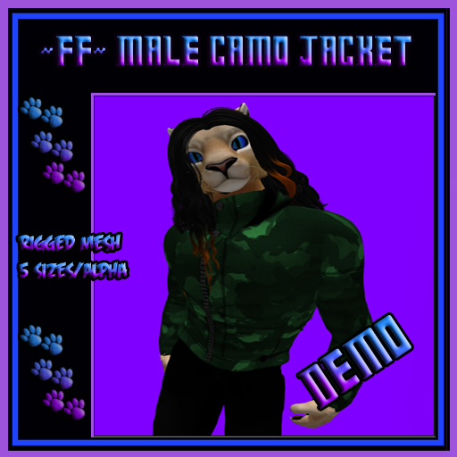 ~FF~ Male Camo Jacket DEMO