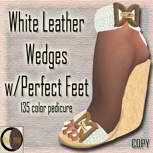 Wedges White & Perfect Feet