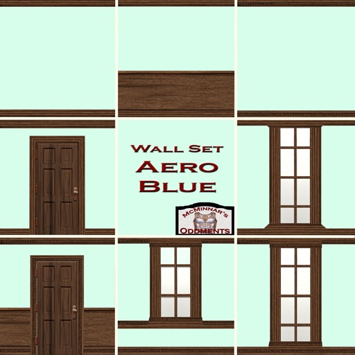 Aero Blue wall set