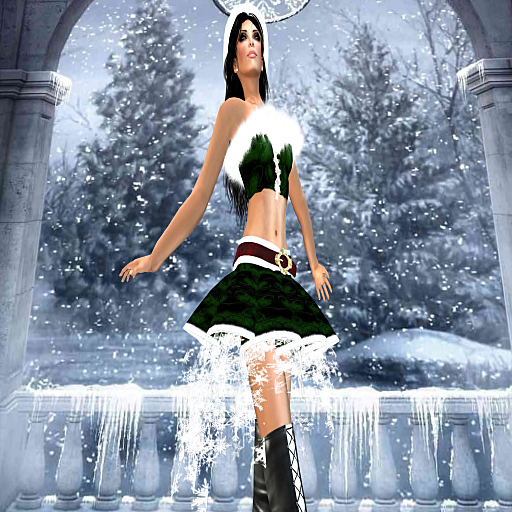 Naughty or Nice Santa helpr (Green)