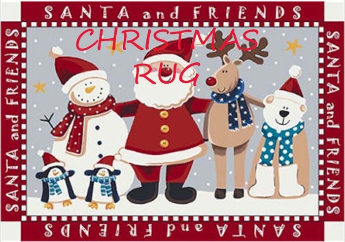 WK - Christmas rug 1