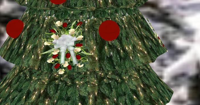 Rose Bouquet Christmas Tree