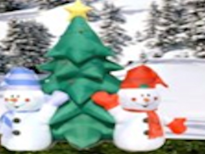 Christmas Tree with Snowmen