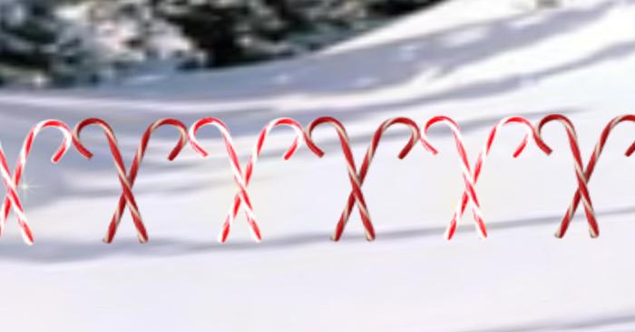 Twinkling Candy Canes
