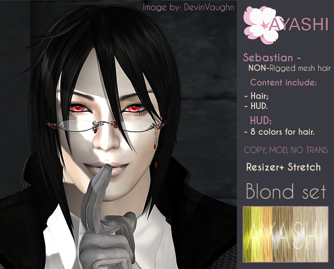[^.^Ayashi^.^] Sebastian-Blond set