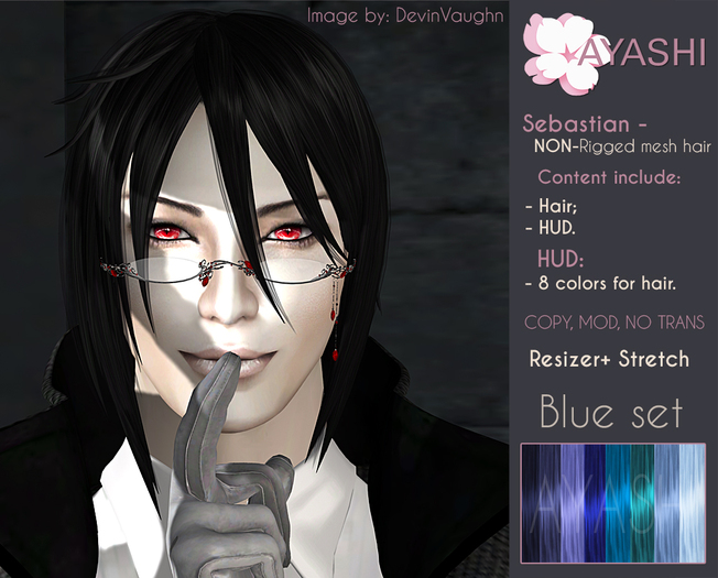 [^.^Ayashi^.^] Sebastian-Blue set
