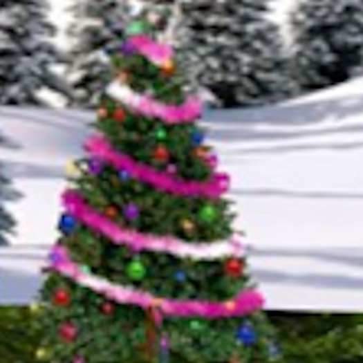 Garland Pink Twinkling C Tree