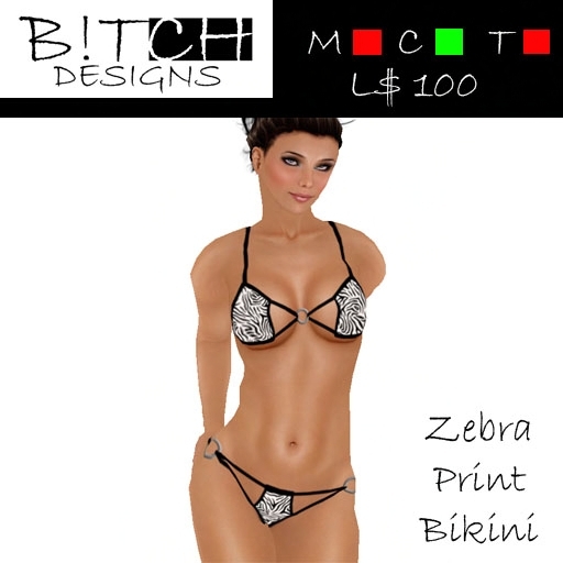 e.one Zebra Print Bikini