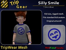 TripGear Silly Smile T-Shirt (Blue)