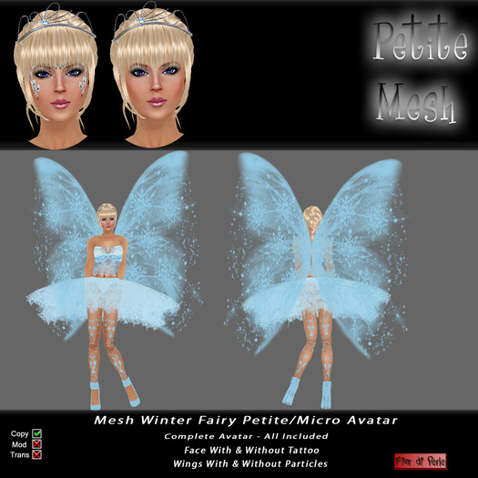 *SPECIAL OFFER* Mesh Mrs Santa Petite/Micro Avatar Red - Christmas