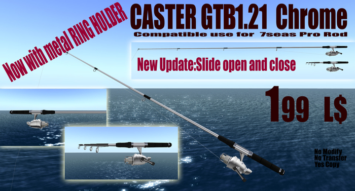 Fishing Rod Caster GT::B Version 1.26 chrome (Unpack me)