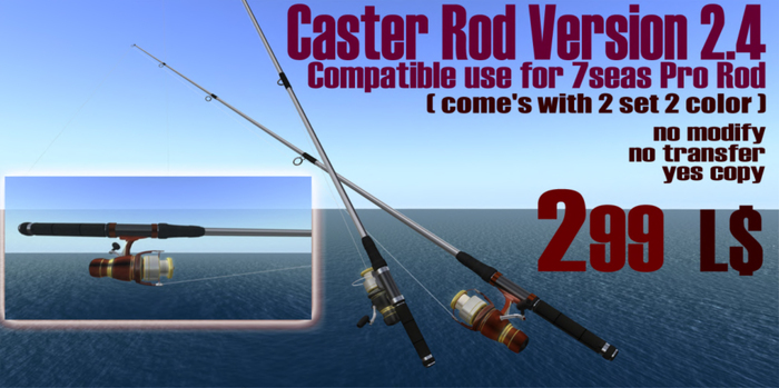 Fishing Rod Caster rod 2 Sets Version 2.41(Unpack me)