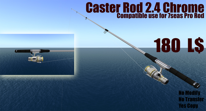 Fishing Rod Caster rod Chrome Version 2.41(Unpack me)