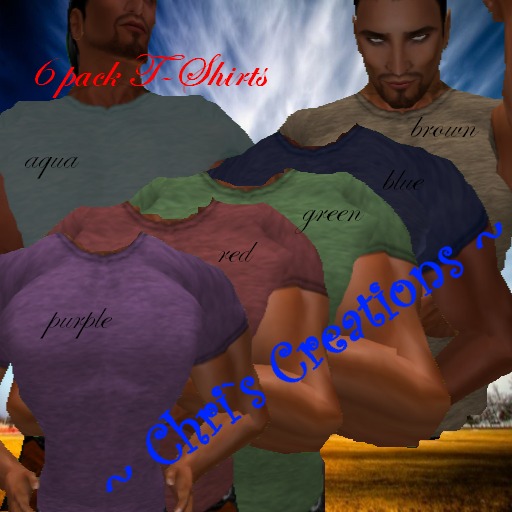 6 Pack T-Shirts