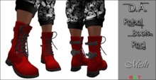 D.A. Rebel Boots Red