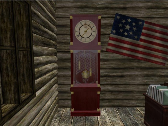 Old West Grandfather Clock