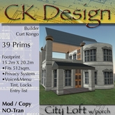 CKD  "City Loft 1" w/ porch  Boxed v4