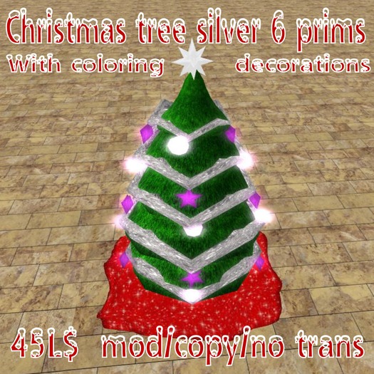 Christmas tree silver (MN)(Box)