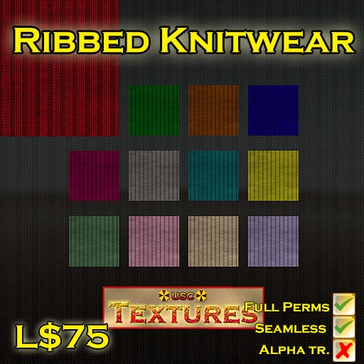 USC Textures - Ribbed Knitwear 