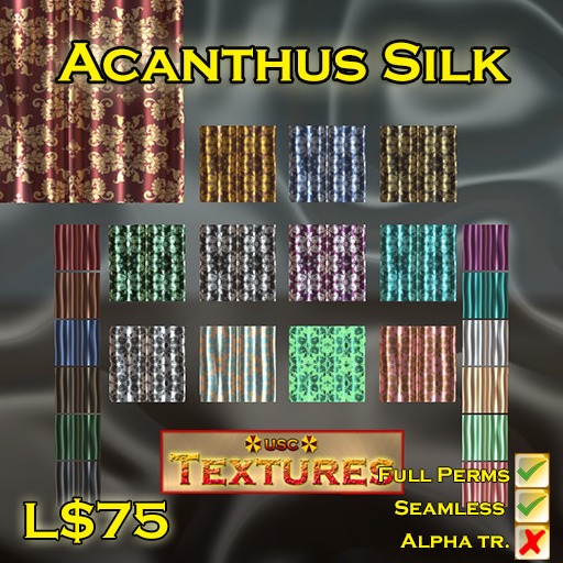USC Textures - Acanthus Silk 